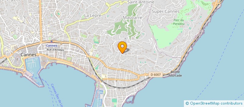 localisation de l'entreprise SCI LES TROIS L à CANNES