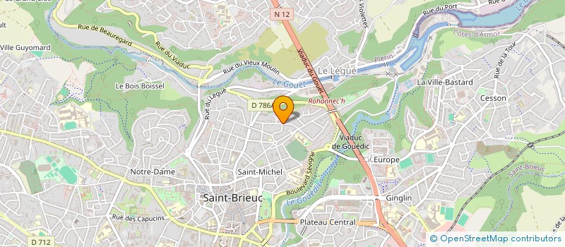 localisation de l'entreprise SCI LES TROIS L à SAINT-BRIEUC