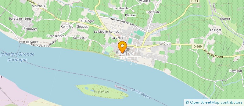 localisation de l'entreprise SCI LES TROIS L à BOURG