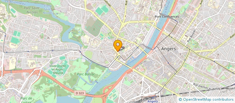 localisation de l'entreprise SCI LES TROIS LA à ANGERS