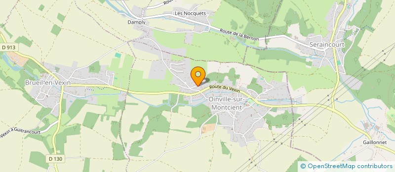 localisation de l'entreprise SCI LES TROIS LIENS  OINVILLE-SUR-MONTCIENT