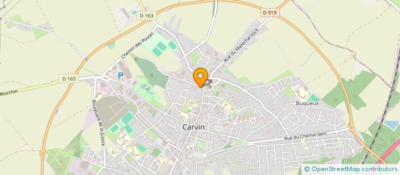 localisation de l'entreprise SCI LES TROIS LIONS  CARVIN