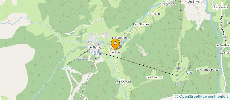 localisation de l'entreprise SCI LES TROIS LOTS  BEAUFORT