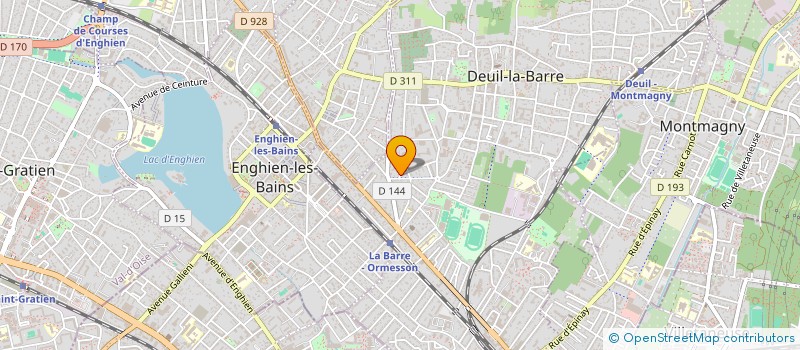 localisation de l'entreprise SCI LES TROIS LOULOUS  DEUIL-LA-BARRE