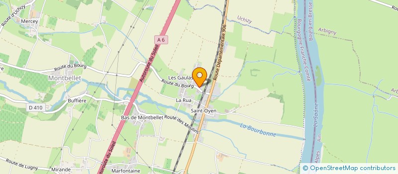 localisation de l'entreprise SCI LES TROIS LOUPS  MONTBELLET