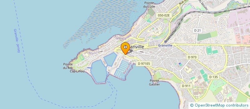 localisation de l'entreprise SCI LES TROIS M à GRANVILLE