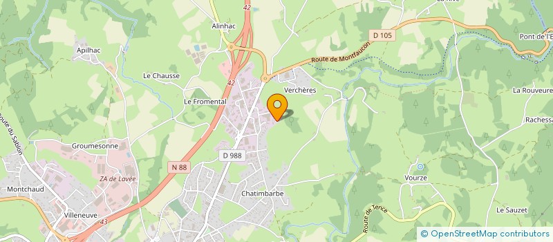 localisation de l'entreprise SCI LES TROIS MA  YSSINGEAUX