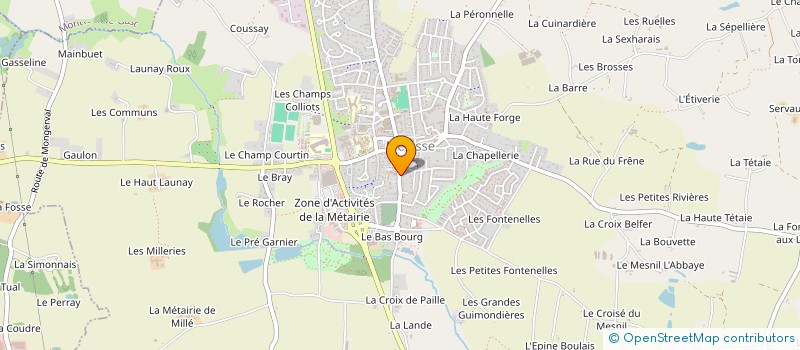 localisation de l'entreprise SCI LES TROIS MA  MELESSE