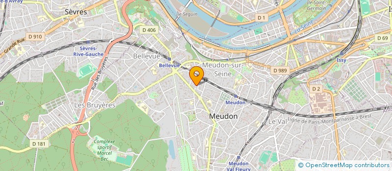 localisation de l'entreprise SCI LES TROIS MAJ à MEUDON