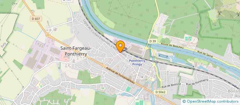 localisation de l'entreprise SCI LES TROIS MARCHES  SAINT-FARGEAU-PONTHIERRY