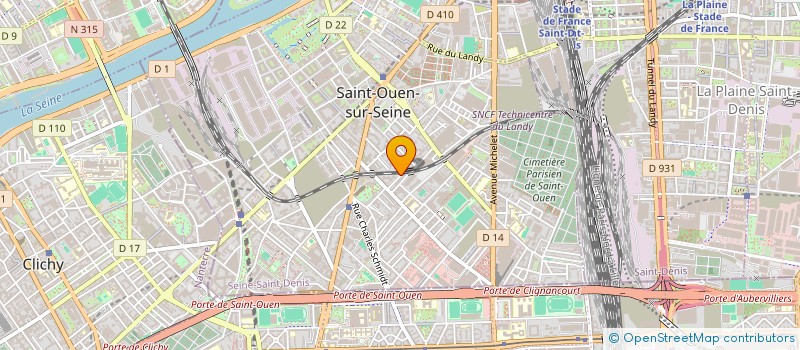 localisation de l'entreprise SCI LES TROIS MARIE à SAINT-OUEN-SUR-SEINE