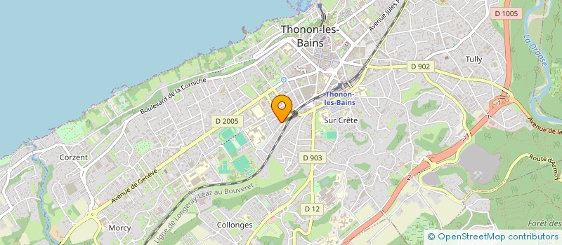 localisation de l'entreprise SCI LES TROIS MARMAILLES à THONON-LES-BAINS