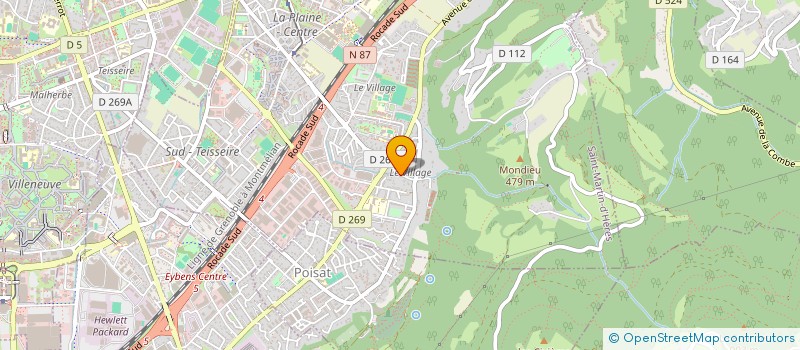 localisation de l'entreprise SCI LES TROIS MAS  SAINT-MARTIN-D'HERES