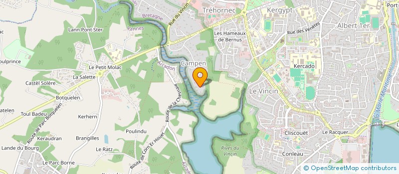 localisation de l'entreprise SCI LES TROIS MOULINS  VANNES