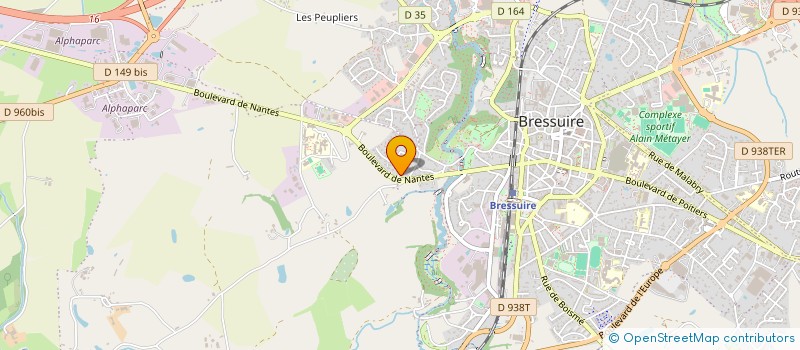 localisation de l'entreprise SCI LES TROIS MOULINS  BRESSUIRE