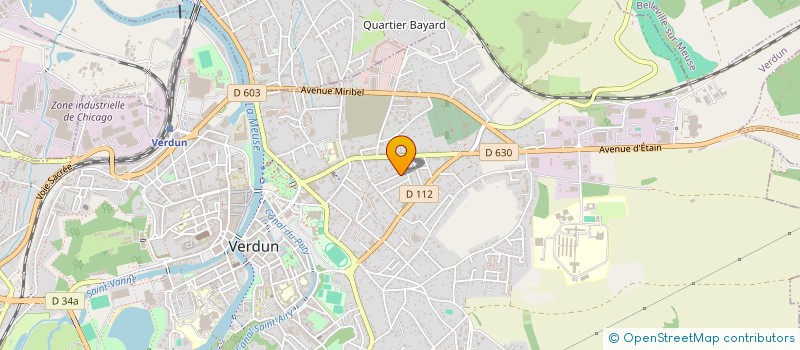 localisation de l'entreprise SCI LES TROIS MOUSQUETAIRES à VERDUN
