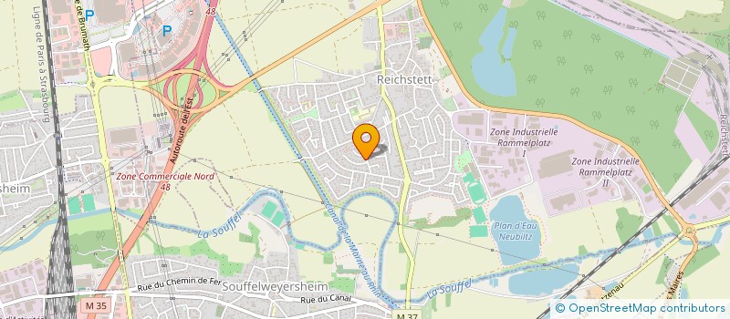 localisation de l'entreprise SCI LES TROIS MOUSSES  REICHSTETT