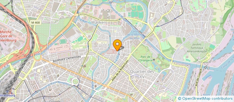 localisation de l'entreprise SCI LES TROIS NAINS  STRASBOURG