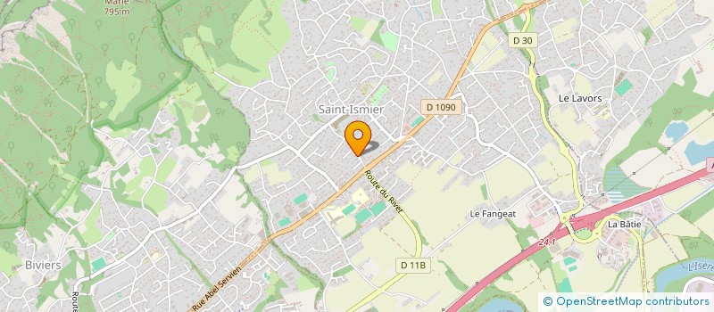 localisation de l'entreprise SCI LES TROIS NOYERS  SAINT-ISMIER