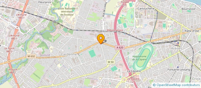 localisation de l'entreprise SCI LES TROIS OLIVIERS  TOULOUSE
