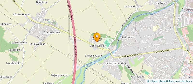 localisation de l'entreprise SCI LES TROIS ORMES à PANNES