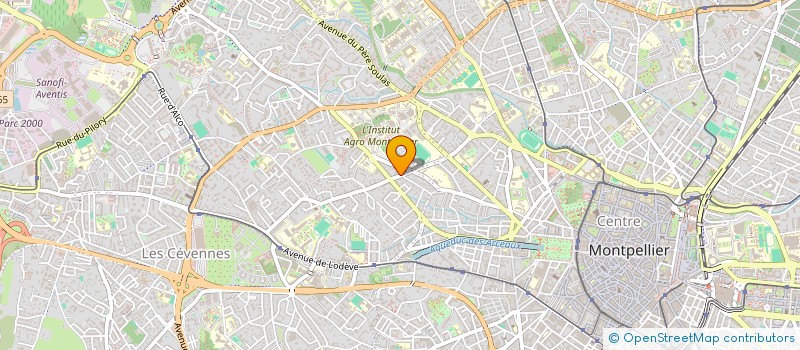 localisation de l'entreprise SCI LES TROIS PALMES à MONTPELLIER