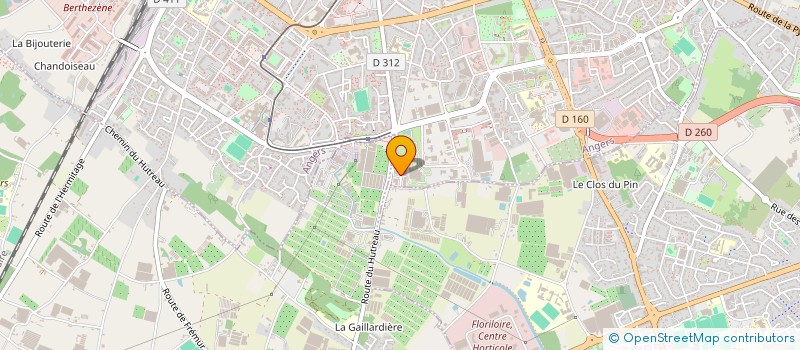 localisation de l'entreprise SCI LES TROIS PARROISSES à ANGERS