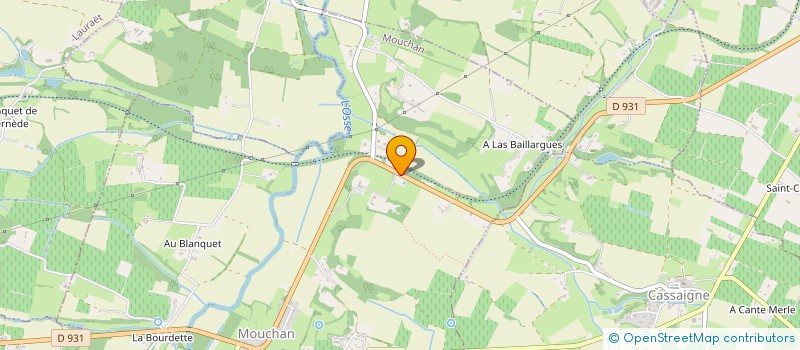 localisation de l'entreprise SCI LES TROIS PETITS COCHONS  COURRENSAN