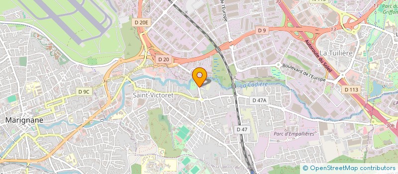 localisation de l'entreprise SCI LES TROIS PIERRE  SAINT-VICTORET