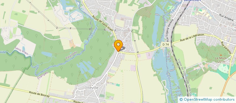 localisation de l'entreprise SCI LES TROIS PINS  ITTEVILLE