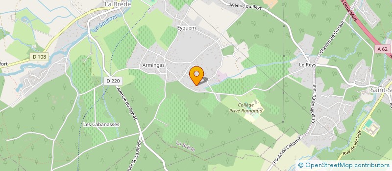 localisation de l'entreprise SCI LES TROIS PINS DE LOU  LA BREDE