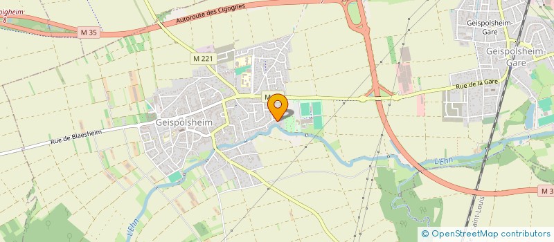 localisation de l'entreprise SCI LES TROIS PIVOINES  GEISPOLSHEIM