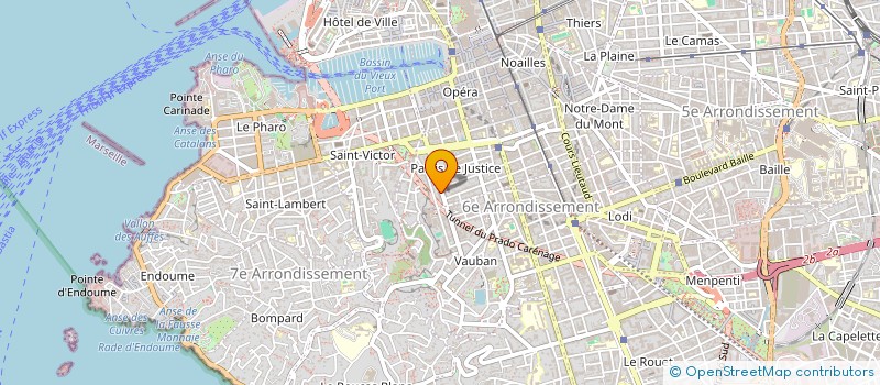localisation de l'entreprise SCI LES TROIS PLATANES à MARSEILLE