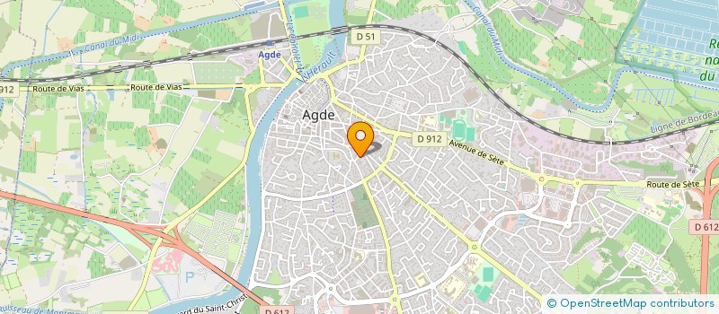 localisation de l'entreprise SCI LES TROIS PONTS à AGDE