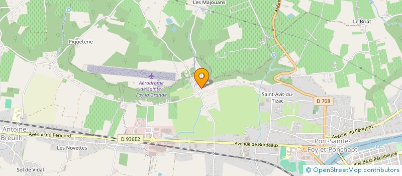 localisation de l'entreprise SCI LES TROIS PONTS  FOUGUEYROLLES