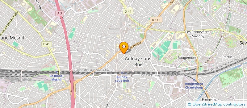 localisation de l'entreprise SCI LES TROIS POUSSINS à AULNAY-SOUS-BOIS