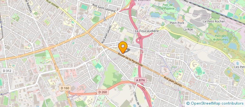 localisation de l'entreprise SCI LES TROIS PRES à ANGERS