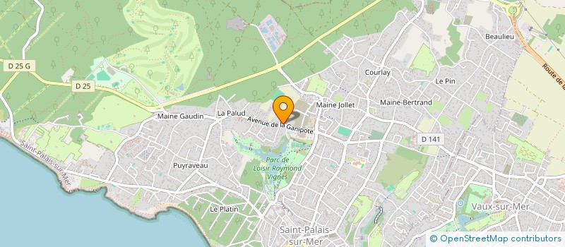 localisation de l'entreprise SCI LES TROIS PRINCES  SAINT-PALAIS-SUR-MER