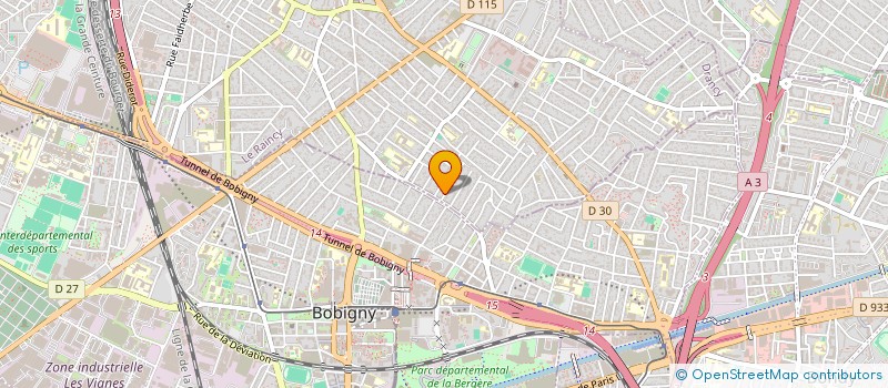 localisation de l'entreprise SCI LES TROIS RIVIERES  DRANCY