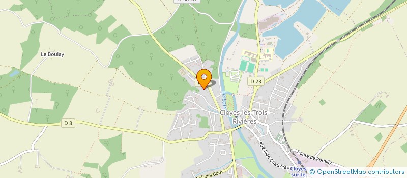 localisation de l'entreprise SCI LES TROIS RIVIERES à CLOYES-LES-TROIS-RIVIERES