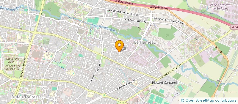 localisation de l'entreprise SCI LES TROIS S à PAU