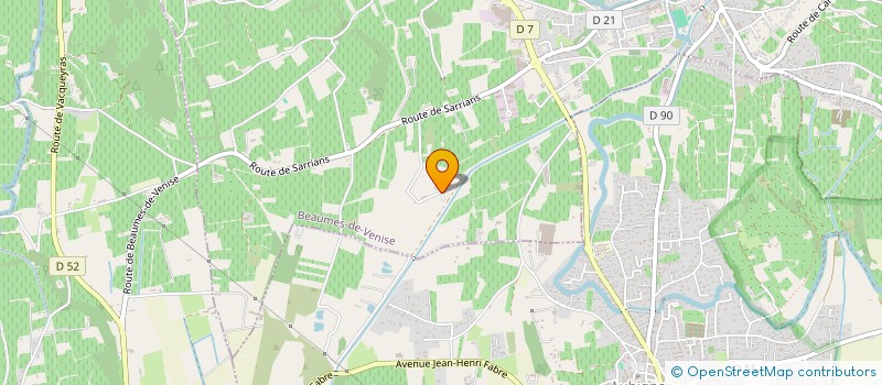 localisation de l'entreprise SCI LES TROIS SALETTES  BEAUMES-DE-VENISE