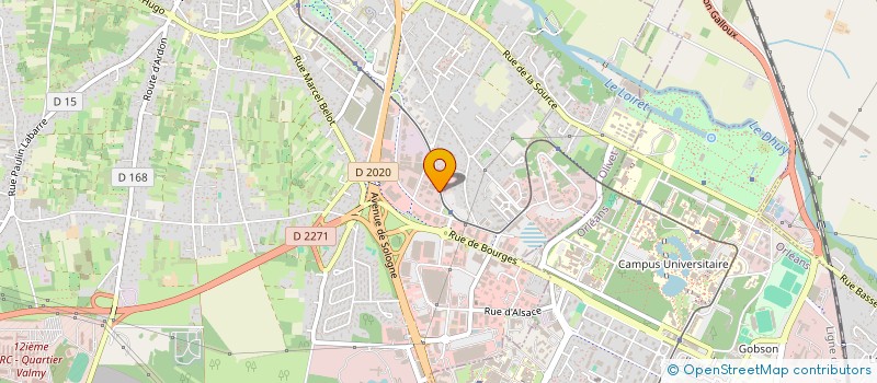 localisation de l'entreprise SCI LES TROIS SOEURS à OLIVET
