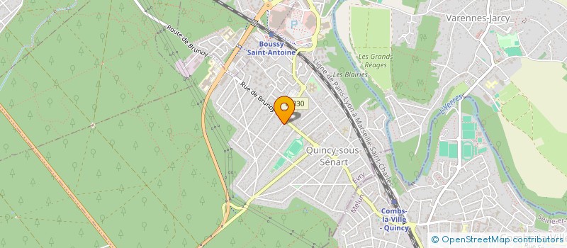 localisation de l'entreprise SCI LES TROIS SOEURS  QUINCY-SOUS-SENART