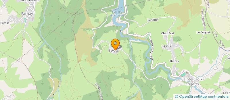 localisation de l'entreprise SCI LES TROIS SOLEILS  SAINTE-CROIX-EN-JAREZ