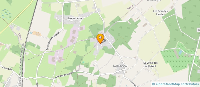 localisation de l'entreprise SCI LES TROIS SOLEILS  RIVES-DU-LOIR-EN-ANJOU