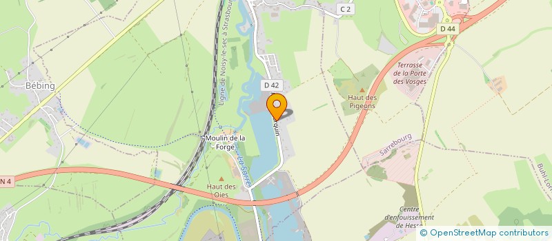 localisation de l'entreprise SCI LES TROIS SOURCES  IMLING