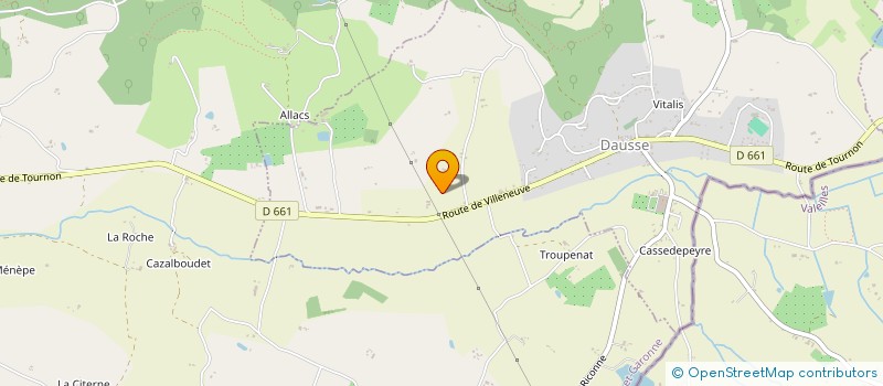 localisation de l'entreprise SCI LES TROIS T  TRENTELS