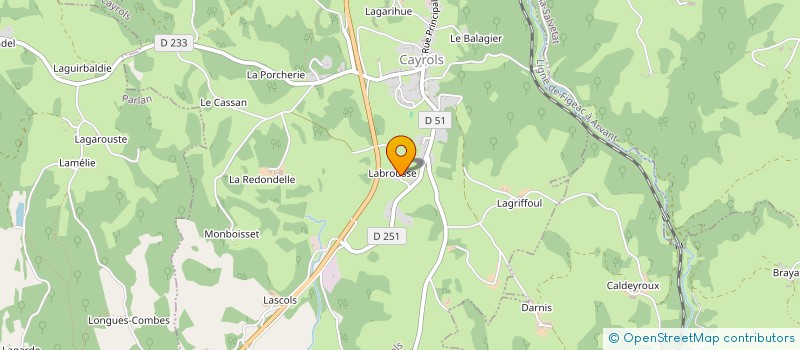 localisation de l'entreprise SCI LES TROIS TILLEULS à OMPS