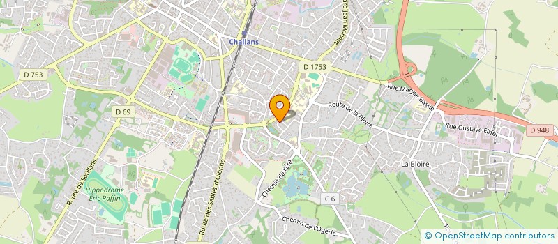 localisation de l'entreprise SCI LES TROIS TOUR à CHALLANS
